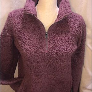 Abercrombie & Fitch Sherpa Pullover
